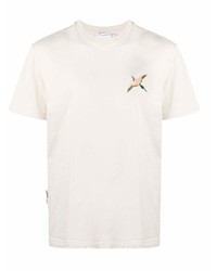 Axel Arigato Logo Embroidered Organic Cotton T Shirt