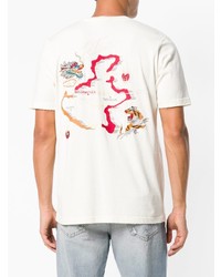 Diesel Map Embroidered T Shirt