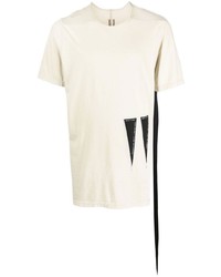 Rick Owens DRKSHDW Slogan Patch Short Sleeve T Shirt