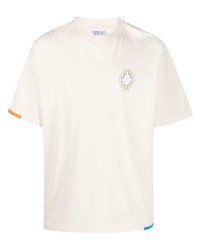 Marcelo Burlon County of Milan Stitch Cross Cotton T Shirt