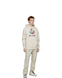 Isabel Marant Off White Embroidered Miley Hoodie