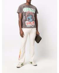 GALLERY DEPT. La Flame Embroidered Flared Jeans