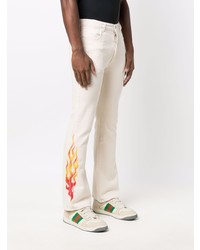 GALLERY DEPT. La Flame Embroidered Flared Jeans