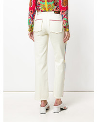 Etro Straight Leg Embroidered Jeans