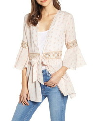 A LA PLAGE Embroidered Bell Sleeve Jacket