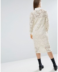 Asos Premium Lace Embroidered Dress