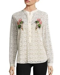 Stella McCartney Embroidered Lace Shirt