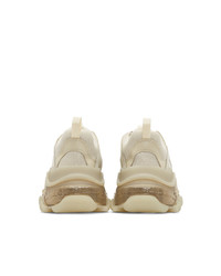 Balenciaga Off White Triple S Sneakers