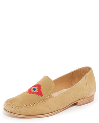 Soludos Embroidered Smoking Loafers