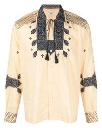 Bode Eastern Mosaic Cotton Shirt