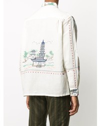 Bode Embroidered Long Sleeved Shirt