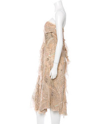 Diane von Furstenberg Silk Embellished Dress