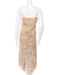 Diane von Furstenberg Silk Embellished Dress