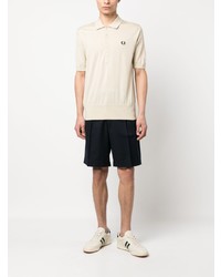 Fred Perry Embroidered Logo Wool Polo Shirt