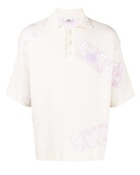 Gcds Embroidered Short Sleeved Polo Shirt