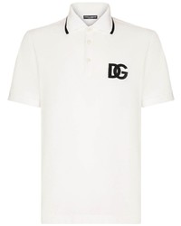 Dolce & Gabbana Logo Embroidered Polo Shirt