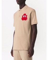 Burberry Monster Patch Cotton Polo Shirt