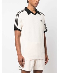 adidas Trefoil Embroidered Knitted Polo Shirt