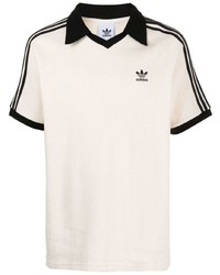 adidas Trefoil Embroidered Knitted Polo Shirt
