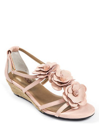 Beige Embroidered Shoes