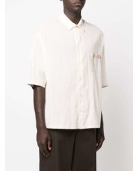 Jacquemus Embroidered Logo Short Sleeve Shirt