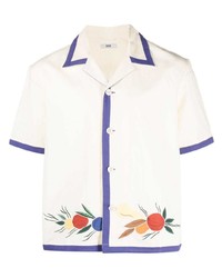 Bode Embroidered Short Sleeve Shirt
