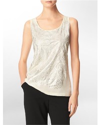 Calvin Klein Embroidered Sleeveless Top