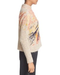 Rachel Comey Hand Embroidered Alpaca Blend Sweater