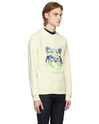 MAISON KITSUNÉ Off White Big Fox Sweatshirt