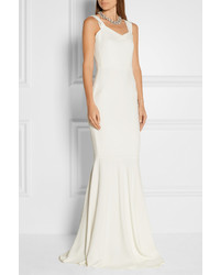 Roland Mouret Orpheus Stretch Crepe Gown Ivory