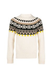 Maison Margiela Fair Isle Knitted Sweater