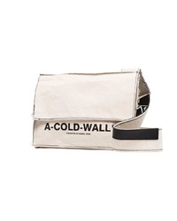 A-Cold-Wall* Beige Logo Canvas Messenger Bag