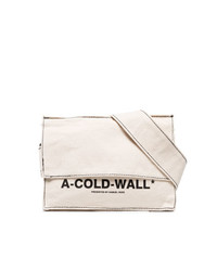 A-Cold-Wall* Beige Logo Canvas Messenger Bag