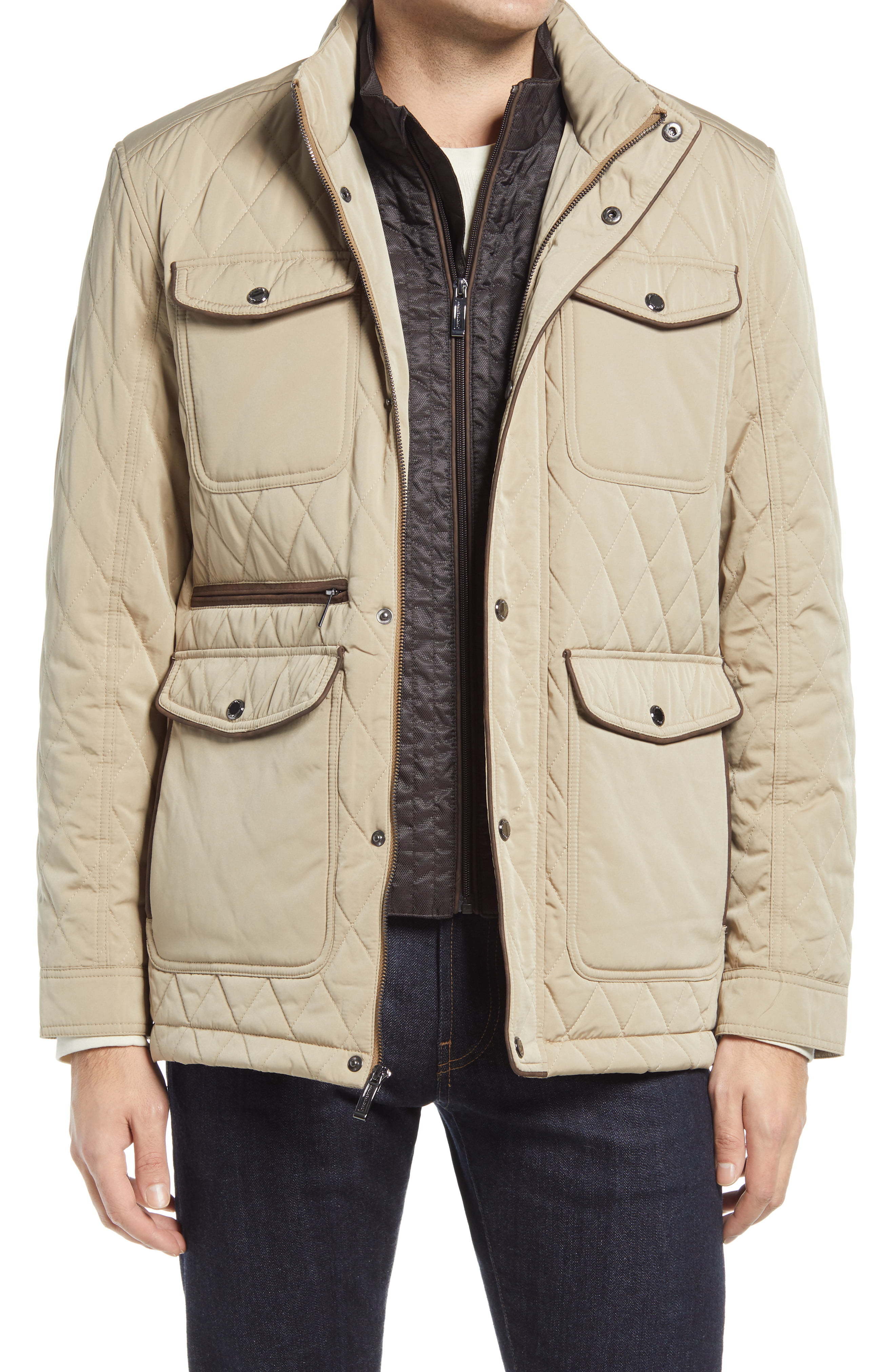 Johnston & Murphy Water Resistant Quilted Jacket, $246 | Nordstrom ...