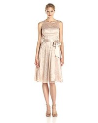 Jessica Howard Glitter Fit And Flare Dress