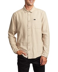 RVCA Sand Button Up Flannel Shirt