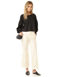 See by Chloe Eyelet Flare Jeans