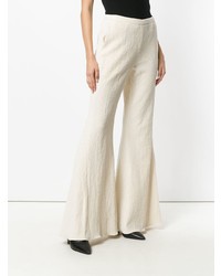 Rosetta Getty Textured Flared Trousers