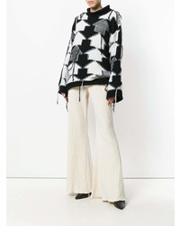 Rosetta Getty Textured Flared Trousers