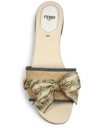 Fendi Knit Slides