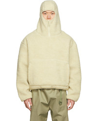 Entire studios Off White Fleece Fluffy Hoodie