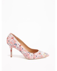 Old Navy Patterned Canvas Stiletto Pumps For