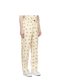 Clot Off White All Over Print Pajama Lounge Pants