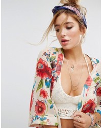 PrettyLittleThing Floral Cover Up