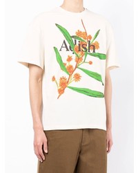 Adish Floral Print Graphic T Shirt