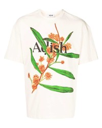 Adish Floral Print Graphic T Shirt