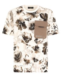 Dolce & Gabbana Floral Print Patch T Shirt