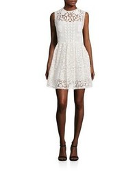 RED Valentino Floral Lace A Line Dress