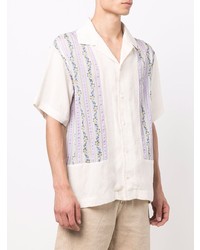 ARDUSSE Embroidered Floral Details Shirt