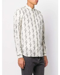 Saint Laurent Floral Ikat Printed Shirt